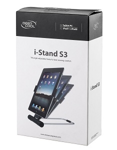 Deepcool i-Stand S3 Black Black Multi-function Desktop Stand for iPad & iPad 2